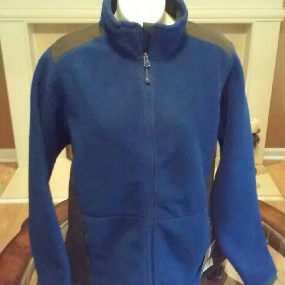 Eddie Bauer Full Zip Sherpa Fleece Jacket